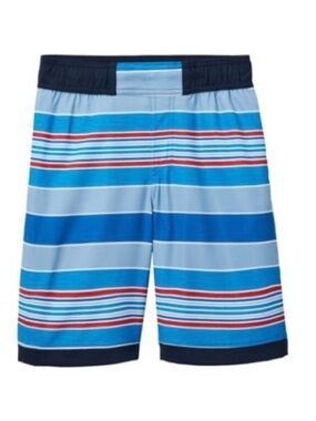 NWT Columbia Kids Sandy Shores Boardshorts Stripe Navy Size Medium